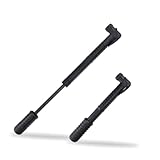 Abaodam Mini Fahrradpumpe Tragbar Luftdruckanzeige Manuell Luftpumpe aus Nylon und Edelstahl für Mountainbike Ball und Mehrzweck Kompakt und Robust für Unterwegs