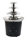 Dreamhigh® Schokoladenbrunnen 3-Stufig, 450ml Schokobrunnen Klein, Chocolate Fountain, Effiziente Heizung, Leicht zu Reinigen, für Geburtstage, Party, Familienversammlungen, Weihnachten, Silvester