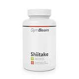 GymBeam Shiitake (Kapseln) - Shiitake Extrakt, 1000 mg pro Tagesdosis, enthält Polysaccharide, ideal für Immunität & Gesundheit, Lentinula Edodes, unterstützt Cholesterinspiegel, 90 caps