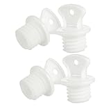 MUCKLILY 4 Stück Wärmflaschen Ersatzstopfen aus Vollgummi Auslaufsicherer Wärmflaschenverschluss 20mm Kompatibel für Winter Wärmflaschen Langlebiger Wasserkrugverschluss für Haushalt und