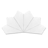 Gjinxi 6 Stück Klein Weiß Taschentücher, Baumwolle Stofftaschentücher Set Einstecktuch Handtuch Taschentuch für Alltagsgebrauch Hochzeit Damen (30 x 30 cm)