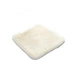 WTRYT Sitzkissen 1 Stück Stuhlauflage Mit Elastischen Bändern Sitzauflage Fell Stuhlkissen Quadratisch Sitzbezug Dekokissen Stuhl Sitzpolster Rollstuhl Auflage für Büro Zuhause Esszimmer Garten