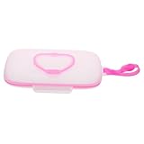 Veemoon Tragbare Feuchttücher Box mit Wiederverwendbarer Wipes Spender aus Langlebigem Leicht und Kompakt für Babyhandtücher für Outdoor Reisen und Alltag Weiß