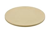 RÖSLE VARIO Pizzastein, Hochwertiger Pizzastein aus Cordierit zur Zubereitung von Pizza, Flammkuchen, Brot usw. auf dem Grill oder im Backofen, 30 cm