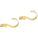 Amosfun 2 Stück Gürtelaufbewahrung Ständer mit Bogen Design Multifunktionales Display und Lagerregal für Geschäfte Supermarkt und Zuhause Platzsparender Organizer mit Mehreren Haken