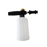 SUPVOX Hochdruck Autowasch Schaumkanone Weiß Kompatibel mit Karcher Dicke Dichte Schaumbildung Langlebige Leichte Flasche Einfacher Breiter Einfüllverschluss Anschließbar