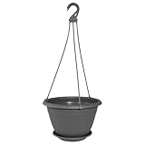 Pflanzen Kölle Hängeampel Galicia, mit Aufhängung und Untersetzer, Kunststoff.