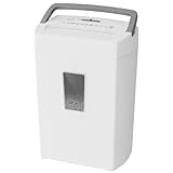 Bonsaii 10-Blatt Aktenvernichter P4, Mikroschnitt schredder für 21L Behälter, Anti-Blockier-System & Überhitzungsschutz für Büro/Homeoffice, C275-B