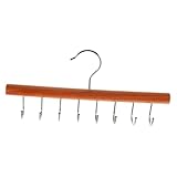 Luxshiny Kleiderbügelhaken Aus Massivholz Haken Für Gürtel Holzbügel Rock Krawattenhalter Organizer Wandkleiderbügel Krawattenhalter Für Den Schrank Krawatten Organizer Für Männer