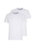 TOM TAILOR Herren Crewneck T-Shirt im Doppelpack, 20000 - White, XXL