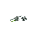 Dehn+Söhne Uni-Erdungsklemme 540 250 M8 Rd8-10mm+4-50qmm Verbinder für Blitzschutz 4013364138650, 1x Universalerdungsklemme, Silber