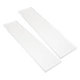 Amosfun 2 Stück Ersatzregale Für Medizinschränke Badezimmer Wandregale Bücherregale Für Die Wand In Der Dusche Transparente Bücherregale