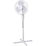 sygonix Bodenventilator 50 W (Ø x H) 600 mm x 1200 mm Weiß Oszillierend, Höhenverstellbar