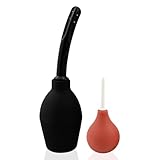 kiptyg Analdusche & Klistier Set aus Medizinischem ABS (310ml +90ml) BPA-frei – 2-in-1 Einlaufgerät für Darmspülung, Analverkehr, Verstopfung – Hygienische Darmreinigung für Erwachsene Frauen/Männer