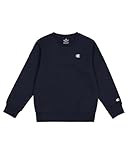 Champion Jungen Legacy Basics B-Ultralight Powerblend Fleece Crewneck Sweatshirt, Marineblau, 13-14 Jahre