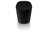 Sonos One SL schwarz - All-In-One Smart Speaker (Kraftvoller WLAN Lautsprecher mit App Steuerung und AirPlay 2 – Multiroom Speaker für unbegrenztes Musikstreaming), ohne Sprachsteuerung