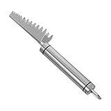 Milisten 304 Edelstahl Fischschuppenentferner mit Langem Griff Kompakter Fischschaber Küchenwerkzeug für Schnelles Entfernen von Fischschuppen Handliches Meeresfrüchte Reinigungsgerät