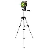 Kreuzlinien-Wasserwaagenstativ, Präzisions-Innenausrichtungsnivellierer, anpassbare Beleuchtungsmodi, große Strahlklarheit, stabile Standhalterung, für Schrank, Fenster, Boden, Garten, 10,6-25,6 Zoll