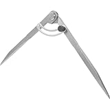 Ipetboom Carbonstahl Wing Divider Zirkel mit Bleistifthalter Präzisions markierwerkzeug für Leder Multifunktionales Scribing Tool für Handwerk und Mustererstellung