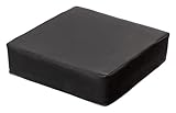 Schwar Textilien ® | Orthopädische Sitzerhöhung | Kunstleder | 40x40x10cm | Schwarz