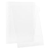 TEHAUX 6 Stück Acrylic Notizbuch Cover Set Teiliges Transparentes Ringbuch mit Nachfüllbaren Trennblättern für DIY Journale und Planer Vielseitig und Langlebig