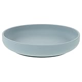 ibasenice Senior Rutschfester Silikon selbstfütterungsteller mit Saugnapfbasis Anti verschüttet Leicht Sicher für Ältere und Bewegungseingeschränkte Personen Komfortabel und Stabil Beim