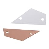 Toyvian 2 Stück Schnur Gitarren-messlineal Werkzeug Lieferungen Musikinstrument Aluminium