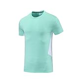 Herren T-Shirt Trikot Komfort Sport T Shirts Stretch Atmungsaktive, Schnelltrocknende T Shirt Casual Tshirts Leicht Funktionsshirt für Running Workout Bodybuilding