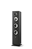 Polk Audio Monitor MXT60 kompakter Standlautsprecher, HiFi und Heimkino Lautsprecher, Hi-Res Zertifiziert, Dolby Atmos und DTS:X kompatibel (Stück), Schwarz