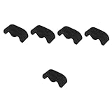 BESPORTBLE 5 Stück Hochelastisches Uhrenkissen aus Schwarzem und Wildlederimitat Stoßdämpfend und für Schmuckdisplay und Sichere Uhrenaufbewahrung Zuhause und Unterwegs