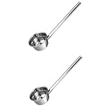 Ciieeo 2St Löffel aus Edelstahl stainless steel ausstecher rentier suppenkellen inoxlm Löffel für Wasser Schöpfkellen zum Kochen Extra Eimer kleine Werkzeuge Metall Rostfreier Stahl