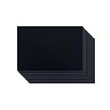 CZAKOMIX Tafelfolie Selbstklebend Schwarz,15 x 10 cm, 50 Stück Tafel Aufkleber, Tafeletiketten Etiketten, Mattschwarz Gefrostet, Selbstklebend, Wasserdicht, für Wand oder DIY Kreidetafel