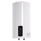 PUDLOR 80 Liter Elektro Warmwasserspeicher Elektrospeicher Horizontal LED-Bildschirm Vertikal Durchlauferhitzer Elektroboiler Hängespeicher, für Küchen, Toiletten, Friseursalons, Bäder, Wohnwagen