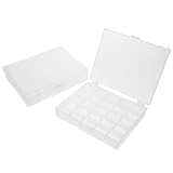 ABOOFAN 2 Stück Teiliges Bobbin Aufbewahrungsset Fächer Kunststoff Spulenbox Nähzubehör Organizer Leicht Platzsparend für Nähmaschinen spulen und Garnrollen Zuhause Unterwegs