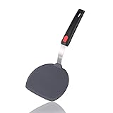 Pfannenwender Silikon,600 ° F hitzebeständiger Spachtel zum Kochen und Backen, Antihaft-Pfannkuchen wender(grün)