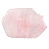 Rosenquarz-Gesichts-Gua-Sha-Werkzeug, Hautpflege, Augen- und Kopf-Sägezahn-Massagegerät, Schönheitswerkzeug