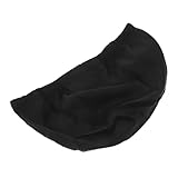 ARTSEWPLY wasserdichte Schwimmkappe Mütze für Frauen Badekappen, die das Haar trocken halten Strand Badekappen für die Haare Stoffschwimmhut Schwimmkappe Erwachsener Pu Schwarz