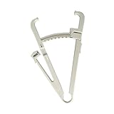 SECFOU Körperfettmessgerät Körperfettzange Fettmesszange Zur Genauen Messung Des Körperfettanteils Mit Präzisem Caliper Für änner Und Frauen Farbe Zufällig