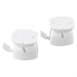 Türschnäpperhalter, Nylon-Türstopperhebel, für Wohnmobile, Wohnmobile, Anhänger, verhindert Schwingen während der Reise, einfach zu installieren, langlebig (2 Stück, weiß)