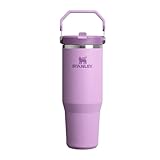 STANLEY Flip Straw Tumbler 1.0 Trinkflasche Mit Strohhalm 0.89L - Thermosflasche Hält 12+ Stunden Kalt - Spülmaschinenfest - Sportflasche - Wasserflasche BPA Frei - Lilac