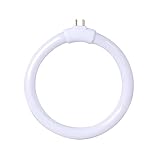 Leuchtstofflampe Ring Röhre LED Ring Lampe T4 11W -Sockel Fassung Hell Leuchtröhre Für Ringlampe LED Röhre Ersatz Für Lupenlampe Deckenleuchten, Warmweiße