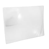Gadpiparty Lupenlinsen Lupen Für Senioren Vergrößerungslinsen Ganzseitenlupe Zum Lesen Seitenlupe Zum Auflegen Leselupe Buchlupe PVC Transparent