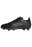 adidas Unisex Kinder F50 League Football Boots Firm Ground, Core Black/Iron Metallic/Gold, 28 EU