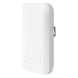 Outdoor WLAN Verstärker Wetterfester, IP65 WiFi Repeatermit AP Modus, 2.4Ghz 300 Mbit/s WiFi Expander,Eingebaute versteckte Antenne, Arbeitstemperatur -40℃—70℃，POE Stromversorgung