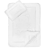 Kinderbetten Set 4-Jahreszeiten mit Bärchensteppung 3-teilig 40x60 + 100x135 cm nach Öko-Tex 100 Zertifiziert