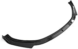 Jodriva Splitter-Frontschweller, Lippenstoßstangen-Spoilerzubehör, for Changan, for Uni-K Splitter Carbon Paint Body Kit, for UNIK 2021-2023 Lippensplitter (Schwarz Rot glänzend)(Black Gloss Black)