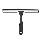 NileHome Duschabzieher Duschwischer für Glastür Edelstahl Fenster Squeegee Allzweck Heavy-Duty Bad Squeegee für Dusche Glastür und Fliesen Reinigung Kunststoff Non-Slip-Griff 10 Zoll