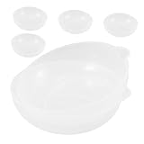 GALPADA 6 Stück Elektronisches Transparente Robuste Kunststoff waagschalen mit Klaren Kapazitätsmarkierungen Wiederverwendbar Kompatibel für Präzises Wiegen von Lebensmitteln und