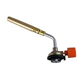 AOMIKITSTU Flammenwerfer 1 Stück, 19,5 cm Anwärmbrenner, Regelbar Abflammgerät, Unkrautbrenner Gas, Dachbrenner, Gaslötgerät, Abflammgerät, Gasbrenner für Mikro-Schweißen