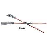 Doppel-Set aus Aluminium – aus robustem Gummi, abnehmbar, für Angeln und Sturm, manuell, Grifffarbe zufällig | Zubehör